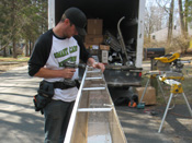 Installing aluminum gutter braces in Cumming, GA